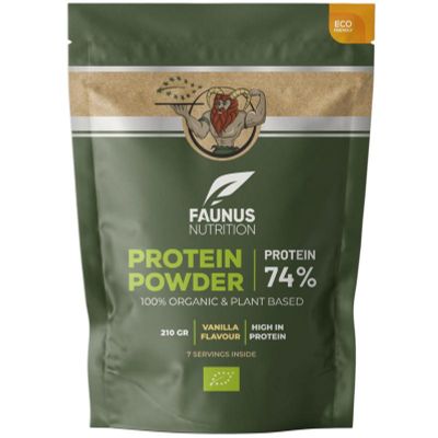 Faunus Nutrition Proteine gefermenteerd vanille bio 210 gram - Overig sport