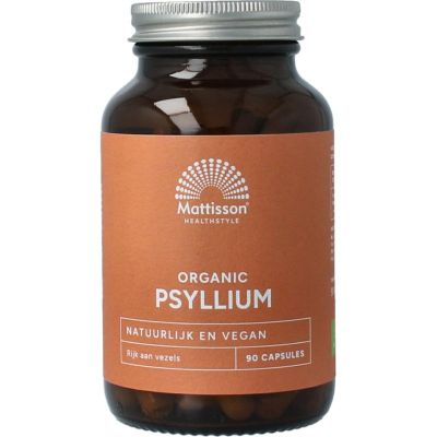 Foto van Mattisson Psyllium Husk 750 mg biologisch