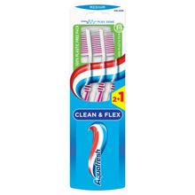 Foto van Aquafresh Tandenborstel clean & flex medium