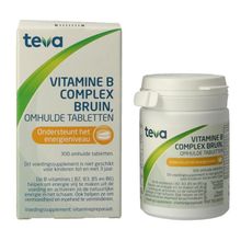 Foto van Teva Vitamine B complex bruin los