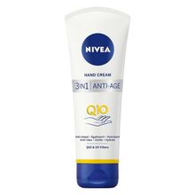 Foto van Nivea Handcreme Q10 3-in-1 anti age