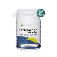 Foto van Springfield Lactoferrine 75 mg