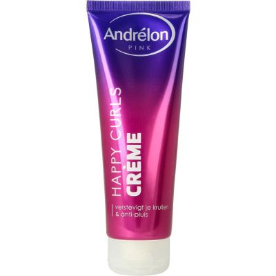 Andrelon Pink creme happy curls Andrelon Pink creme happy curls 125 Milliliter - Styling