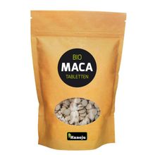 Foto van Hanoju Bio maca premium 500 mg paper bag