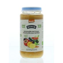 Foto van Biobim Ratatouille linzen 10+ maanden demeter bio