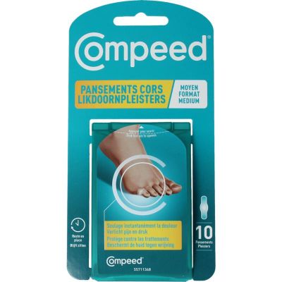 Compeed Likdoornpleister medium 10 stuks - Voetverzorging
