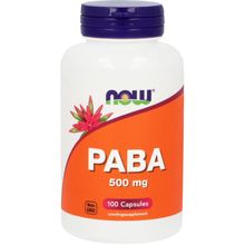 Foto van NOW PABA 500 mg