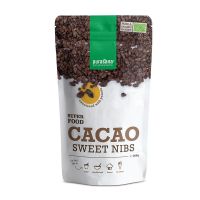 Purasana Bio cacao nibs gezoet met panela