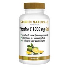 Foto van Golden Naturals Vitamine C1000mg gold