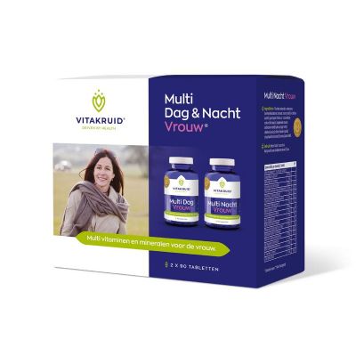 Vitakruid Multi dag & nacht vrouw 2 x 90 tabletten