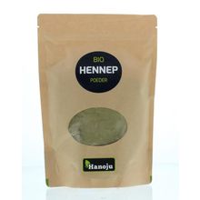 Foto van Hanoju Bio hennep poeder paper bag