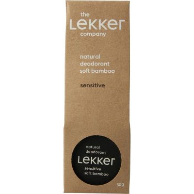 Lekker Company Deodorant natural soft bamboo sensitive skin