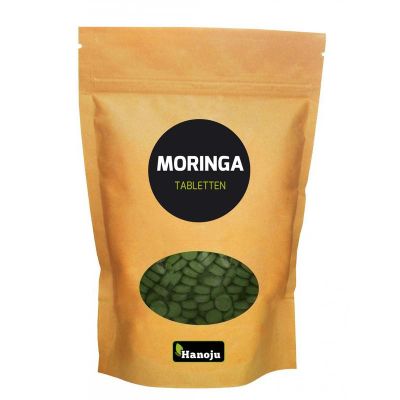 Hanoju Moringa oleifera heelblad 500 mg