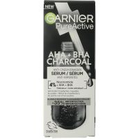 Garnier PureActive AHA + BHA charcoal serum