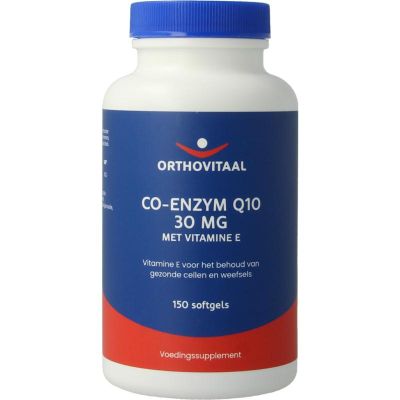 Orthovitaal Co-enzym Q10 30 mg met Vitamine E 150 softgels - Overige vitaminen/mineralen