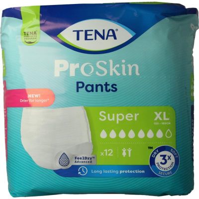 Tena Proskin pants super XL 12 stuks - Algemeen