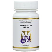 Foto van Vital Cell Life Seleno plus seleniummethionine 200 mcg
