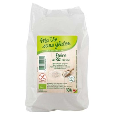 Ma Vie Sans Rijstmeel wit glutenvrij bio Ma Vie Sans Rijstmeel wit glutenvrij bio 500 gram - Overig reform/levensmiddelen