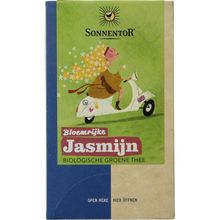 Foto van Sonnentor Jasmijn groene thee bio