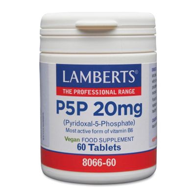 Foto van Lamberts Vitamine B5 (P5P) 20 mg