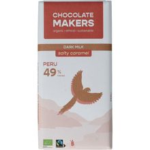 Foto van Chocolatemakers Fairtrade salty caramel 49% bio