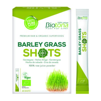 Biotona Barley grass raw shots 2.2 gram bio