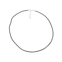 Leren halsketting met verlengketting