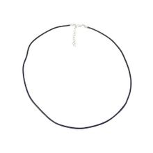 Foto van Leren halsketting met verlengketting