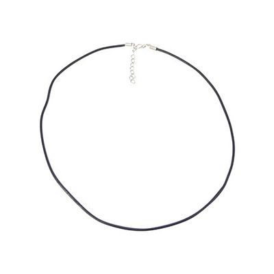 Leren halsketting met verlengketting 1 stuks - 