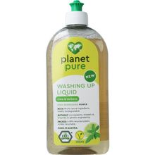 Foto van Planet Pure Afwasmiddel lime & verbena