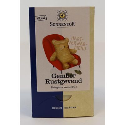 Sonnentor Gember rustgevende thee bio 18 zakjes - Thee