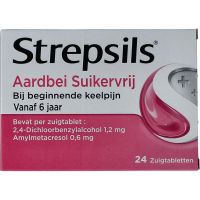 Strepsils Aardbei suikervrij