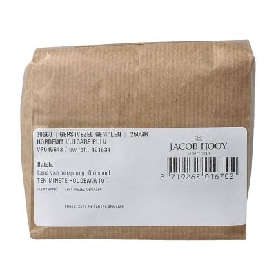 Jacob Hooy Gerstvezel gemalen 250 gram - Kruiden