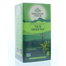 Foto van Organic India Tulsi green thee bio