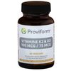 Afbeelding van Proviform Vitamine K2 100mcg & D3 75mcg