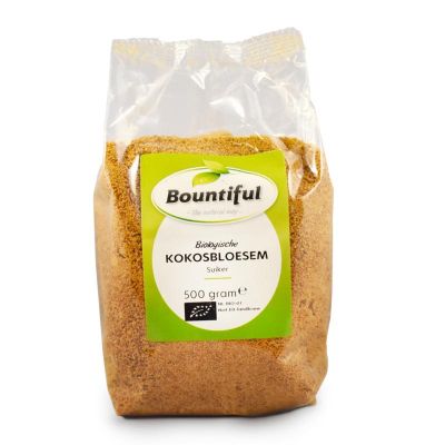 Bountiful Kokosbloesem suiker bio 500 gram - Overig reform/levensmiddelen