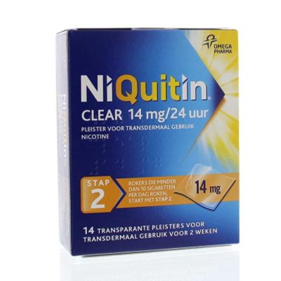 Niquitin Stap 2 14 mg 14 stuks - Stoppen met roken