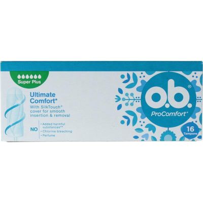 OB Tampons procomfort super plus 16 stuks - Algemeen