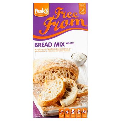 Peak's Broodmix wit glutenvrij 450 gram - Brood en bakmixen