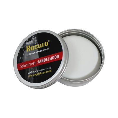 Rasura sandelwood in blik Rasura sandelwood in blik 1 stuk - Scheerschuim/gel/creme
