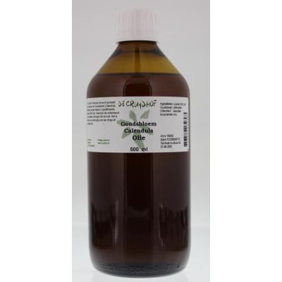 Cruydhof Calendula/ goudsbloem olie 500 Milliliter - Overige producten