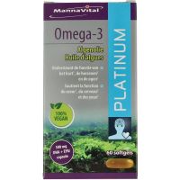 Mannavital Omega-3 algenolie platinum