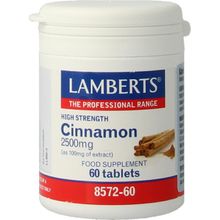Foto van Lamberts Kaneel 2500 mg (cinnamon)