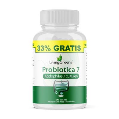 Livinggreens probiotica 7 voordeel verpakki Livinggreens probiotica 7 voordeel verpakki 240 capsules - Probiotica