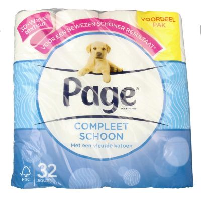 Page Compleet schoon 32 Rol - Toiletpapier