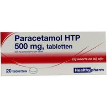 Foto van Healthypharm Paracetamol 500 mg