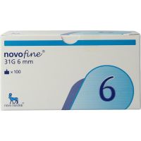 Novo Nordisk Novofine naald 0.25 x 6 mm 31G