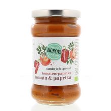 Foto van Bionova Sandwichspread tomaat/paprika