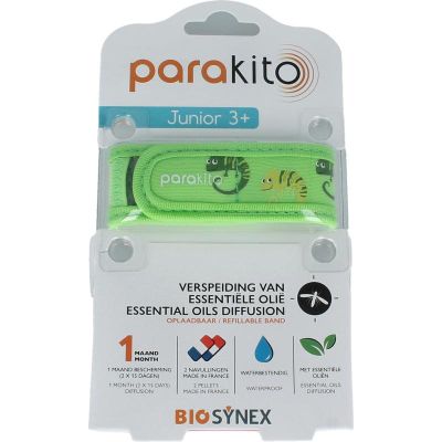 Parakito Anti mug armband junior kameleon 1 stuks - Insectenbeten