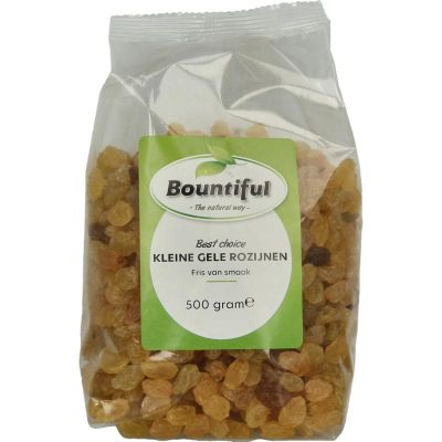 Bountiful Rozijnen geel klein 500 gram - Voeding